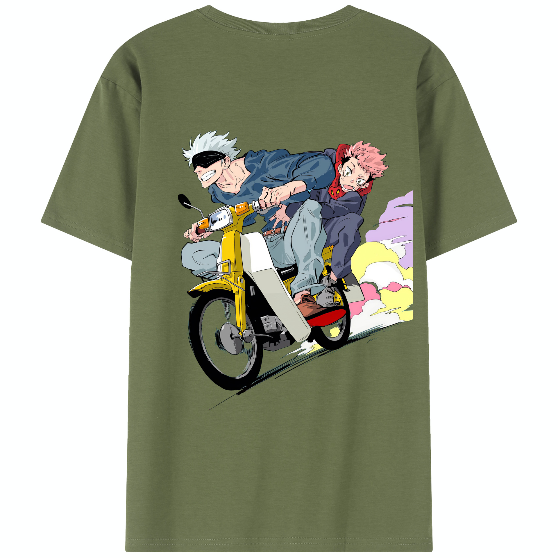 （画像用） 呪術廻戦 Jujutsu Kaisen 綿100％半袖Tシャツ（背面プリント）